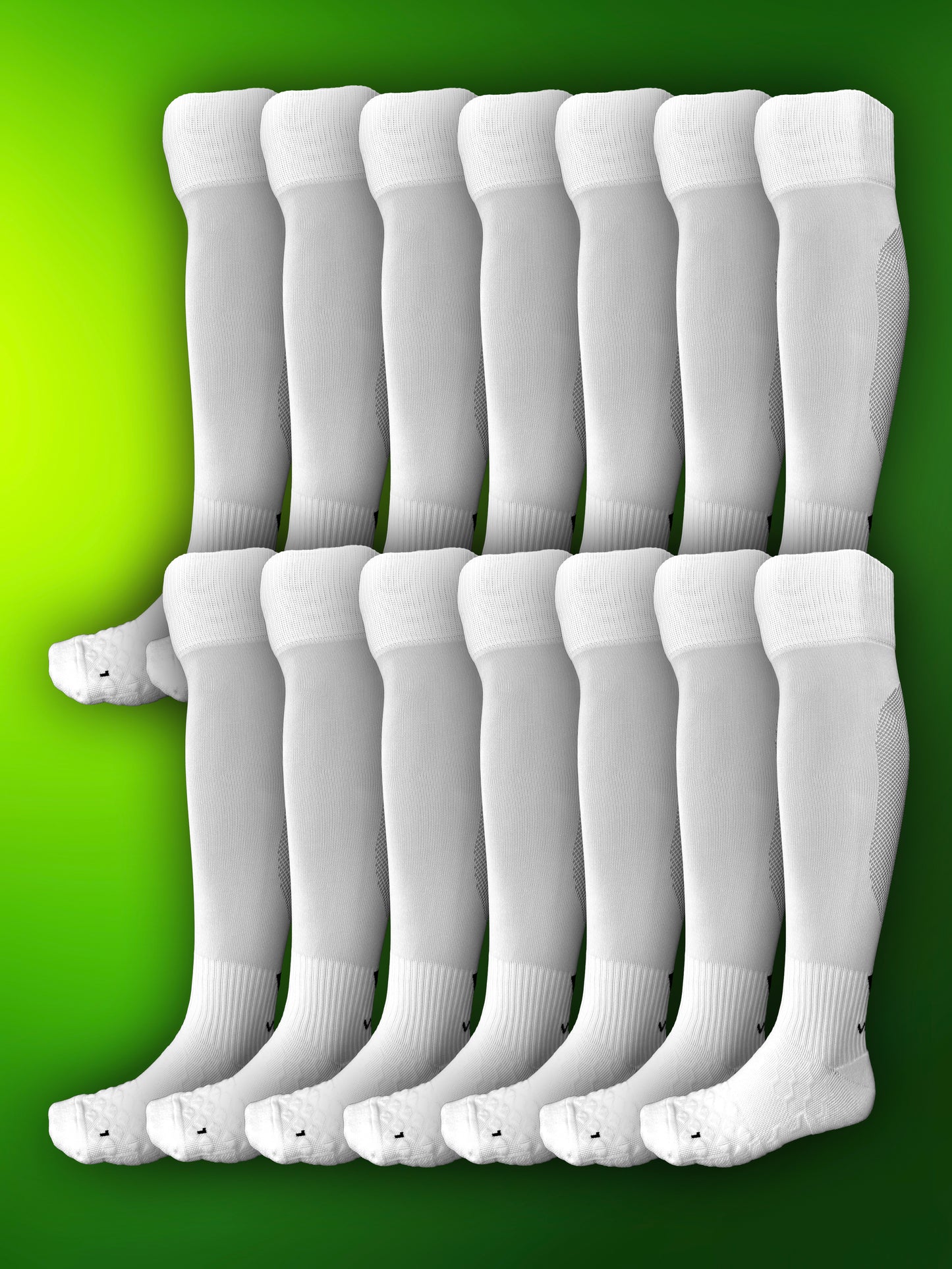 Full Length Match Sock > White Bundle (x14)